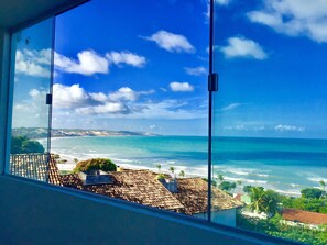 Apartment, 3 Bedrooms | View from room - Flat em Ponta Negra com vista para o mar (Natal)