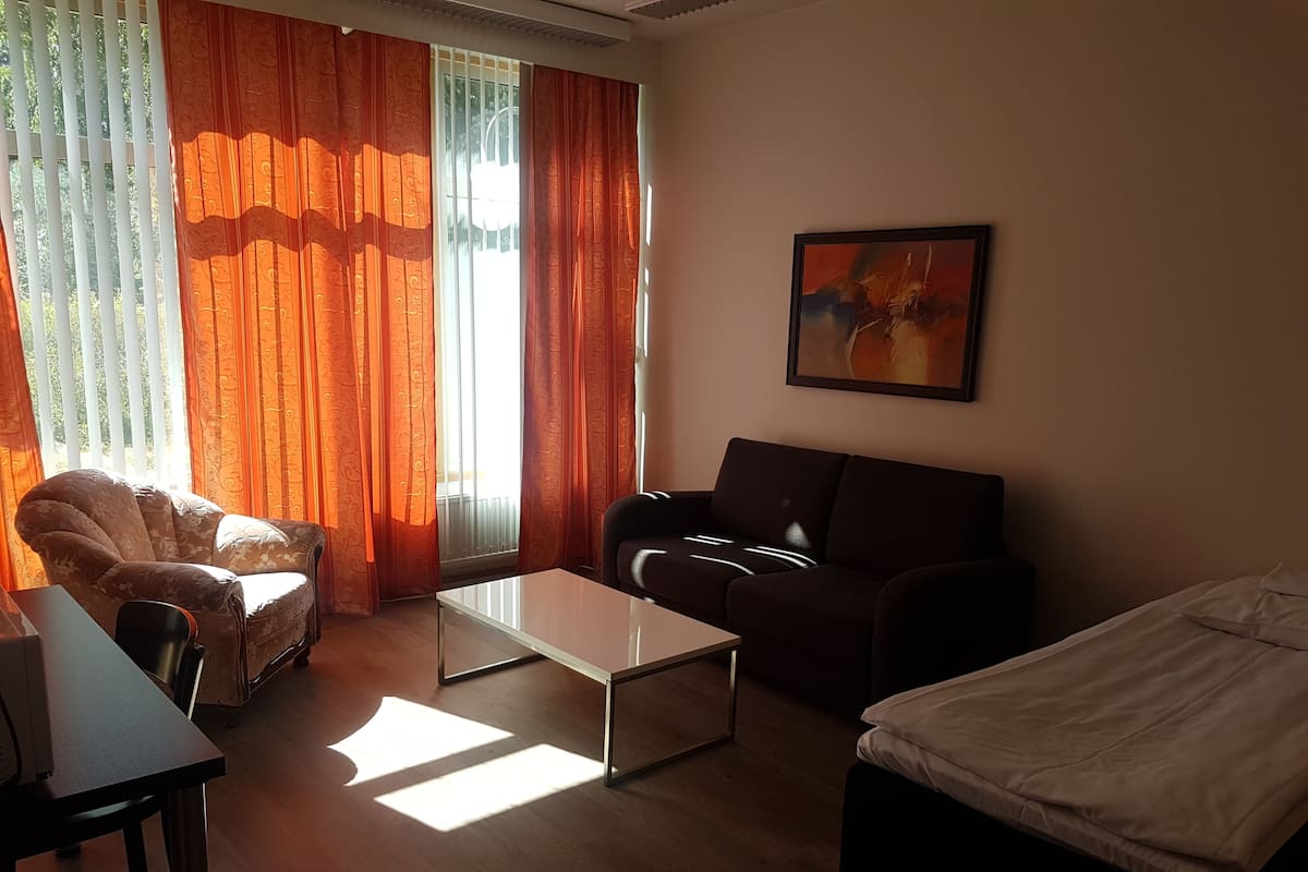 Studio, Annex Building | Soundproofing, iron/ironing board (on request), cribs (surcharge)