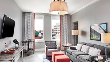 Italienske lagner fra Frette, premium-sengetøj, pengeskab på værelset