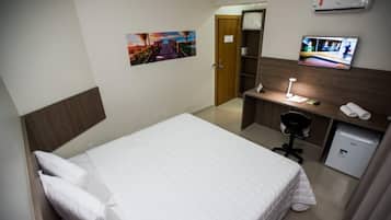 Minibar, desk, blackout drapes, soundproofing