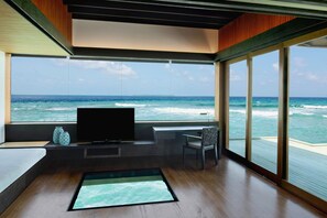 Villa, 1 Bedroom, Non Smoking, Overwater | Premium bedding, pillowtop beds, minibar, individually decorated