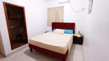 1 bedroom, pillowtop beds, iron/ironing board, free WiFi