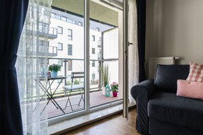 Comfort-Studio, Balkon | Blick vom Balkon
