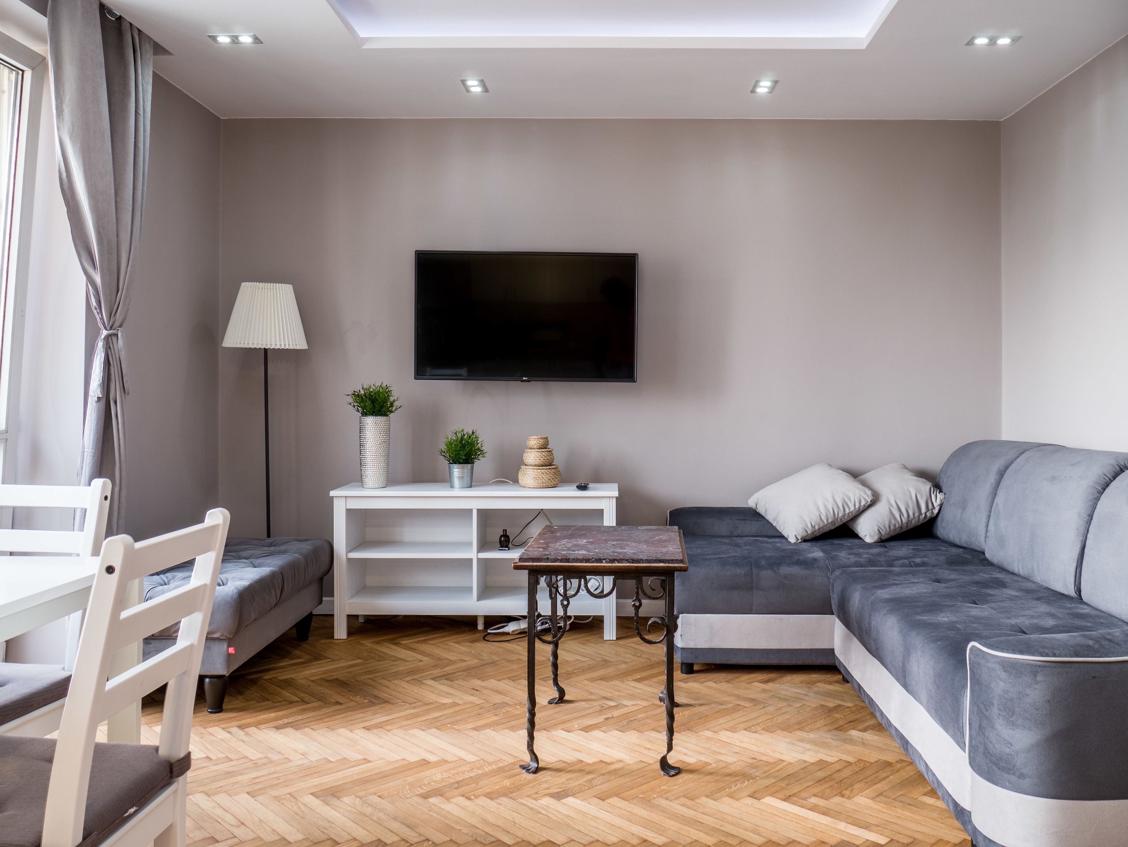 Superior Apartment, Terrace | Living room | Flat-screen TV