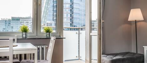 高级公寓, 露台 | 起居区 | 平板电视