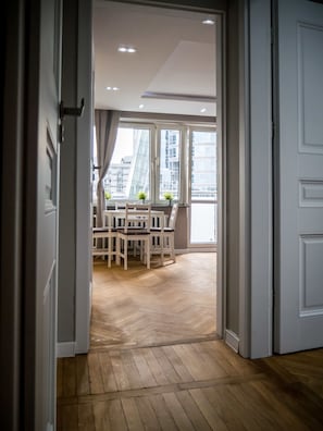 Superior Apartment, Terrace | Living area | Flat-screen TV - 55 Plater Residence (Warsaw)