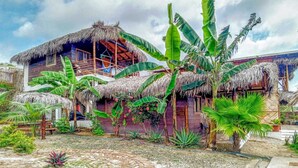 Terrace/patio - La Fogata Bungalows (Machalilla)