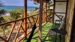 Panoramic Room, 1 Queen Bed | Balcony view - La Fogata Bungalows (Machalilla)