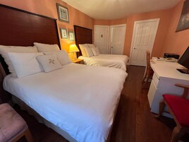 Down comforters, individually decorated, individually furnished, desk