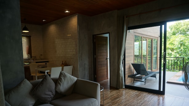 Two Bedrooms Private Pool Villa  | Oppholdsrom | Flatskjerm-TV