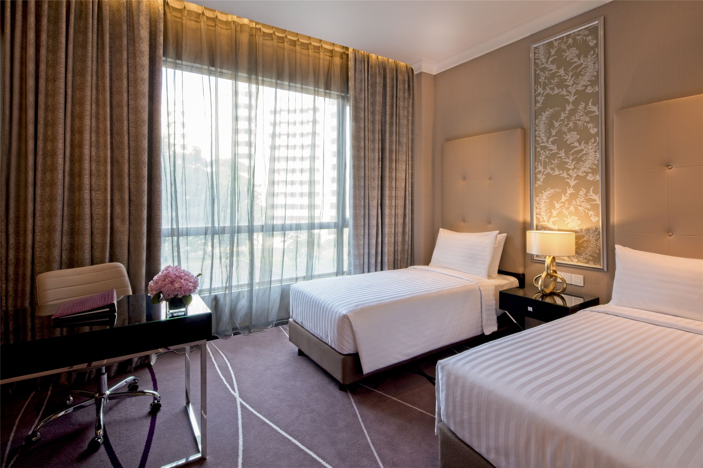 down duvets, pillow-top beds, minibar, in-room safe