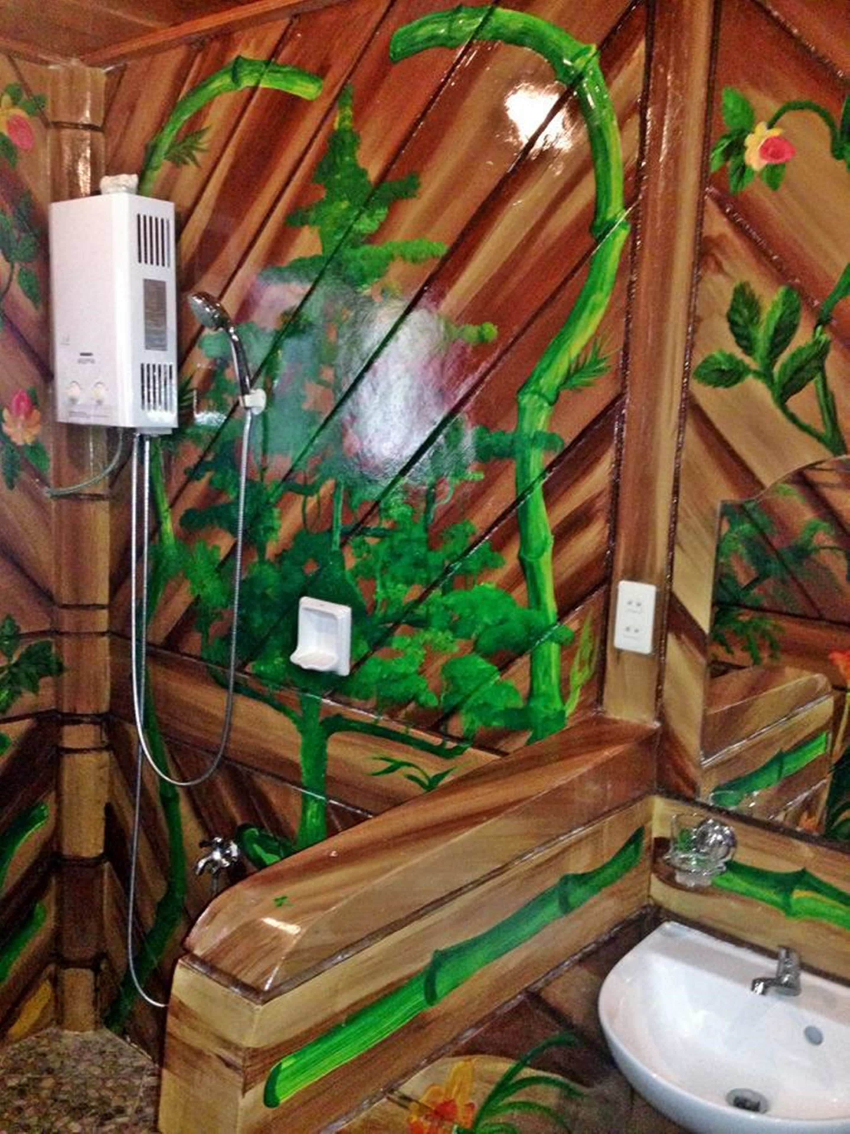 superior double room, sea view | bathroom | shower, free toiletries, hair dryer, bidet