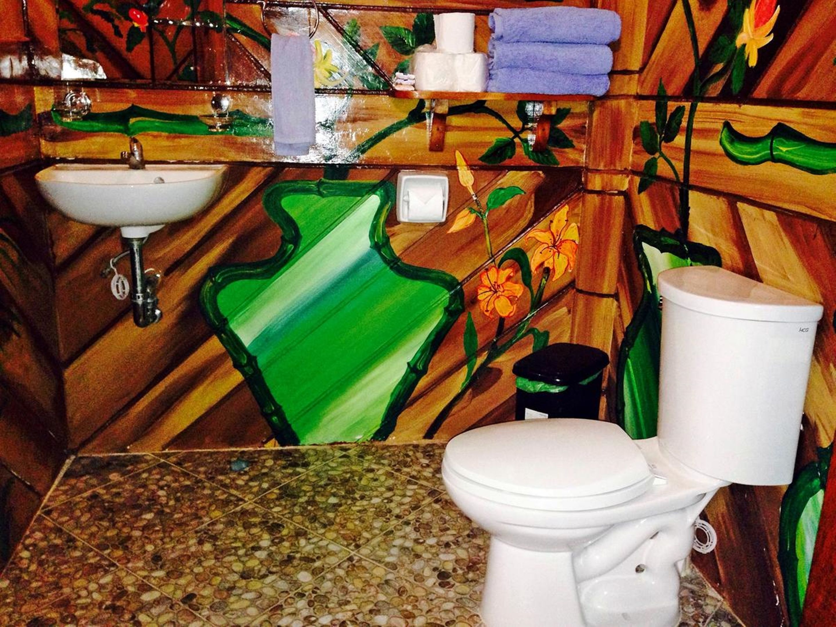 superior double room, sea view | bathroom | shower, free toiletries, hair dryer, bidet