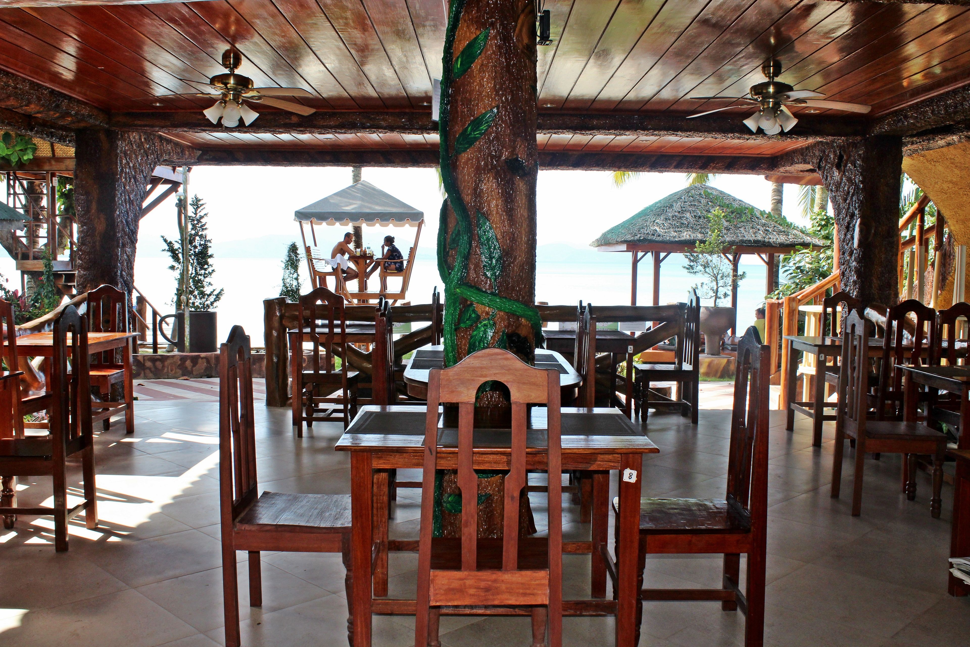 breakfast, lunch served; local and international cuisine, beach views