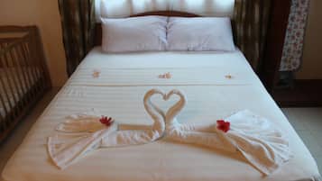 In-room safe, iron/ironing board, free cots/infant beds, free WiFi