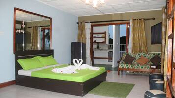In-room safe, iron/ironing board, free cots/infant beds, free WiFi