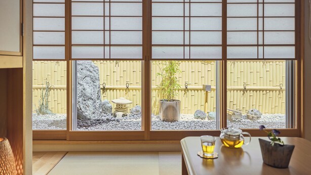 Leilighet i japansk stil, 3 soverom, kjøkken, hageutsikt | Utsikt fra balkong