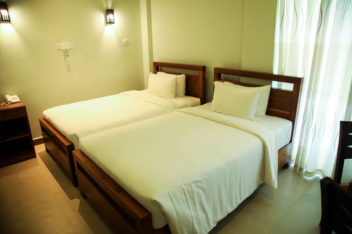 1 habitación y ropa de cama de alta calidad
