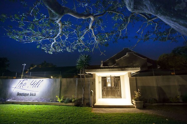 Front of property - evening/night