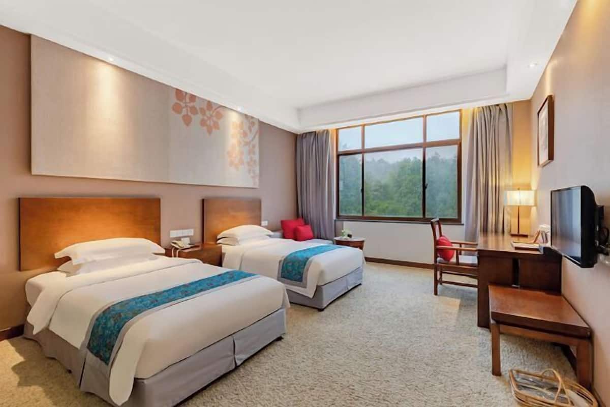 Ropa de cama de alta calidad y minibar