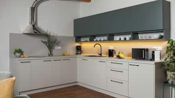 Appartement Supérieur, 2 chambres, vue ville | Cuisine privée