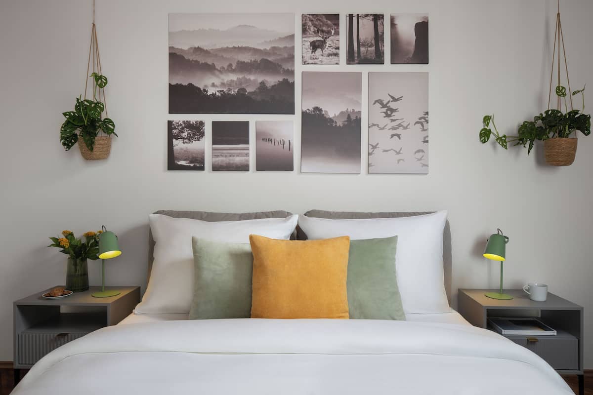 Superior-Apartment, 2 Schlafzimmer, Stadtblick | 1 Schlafzimmer, Verdunkelungsvorhänge, schallisolierte Zimmer