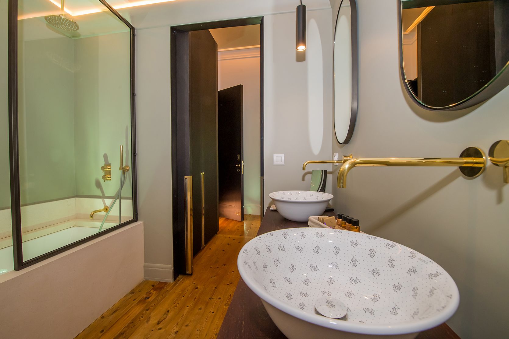 double room, city view | bathroom | shower, free toiletries, bathrobes, slippers