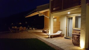 Overnatningsstedets indgangsparti