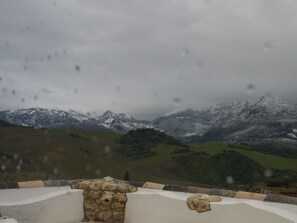 Vista a la montaña