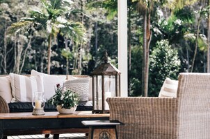 Casa de campo de lujo, 2 habitaciones, vistas al jardín | Terraza o patio