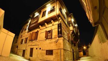 Front of property – evening/night