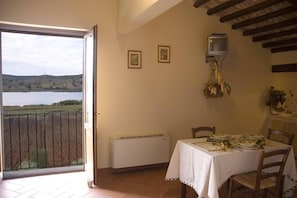 Apartment, 1 Bedroom, Lake View (Violetta-Camelia) | Living area - Agriturismo La Tabaccaia (Massa Marittima)