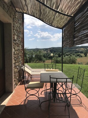 Apartment, 1 Bedroom, Lake View (Violetta-Camelia) | Terrace/patio - Agriturismo La Tabaccaia (Massa Marittima)