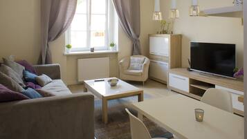 Apartamento (Apartament 70) | Ferros/tábuas de passar roupa, Wi-Fi de cortesia, roupa de cama