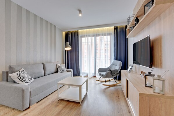 Living area - Apartinfo Aura Island Apartments (Gdansk)