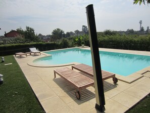 Alberca al aire libre por temporada 