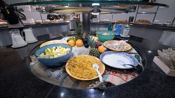 Daily buffet breakfast for a fee