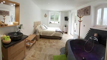 Chambre Double (Galet) | Décoration personnalisée, ameublement personnalisé, rideaux occultants