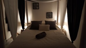 Individually decorated, individually furnished, blackout curtains