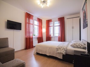 Comfort Apartment, 1 Bedroom | 1 bedroom, iron/ironing board, free cots/infant beds, rollaway beds - Apartments on Energetikov 9 1-4 (St. Petersburg)