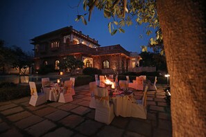 Opções para refeição ao ar livre