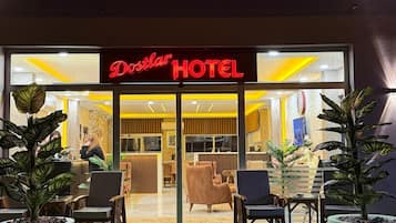 Overnatningsstedets facade