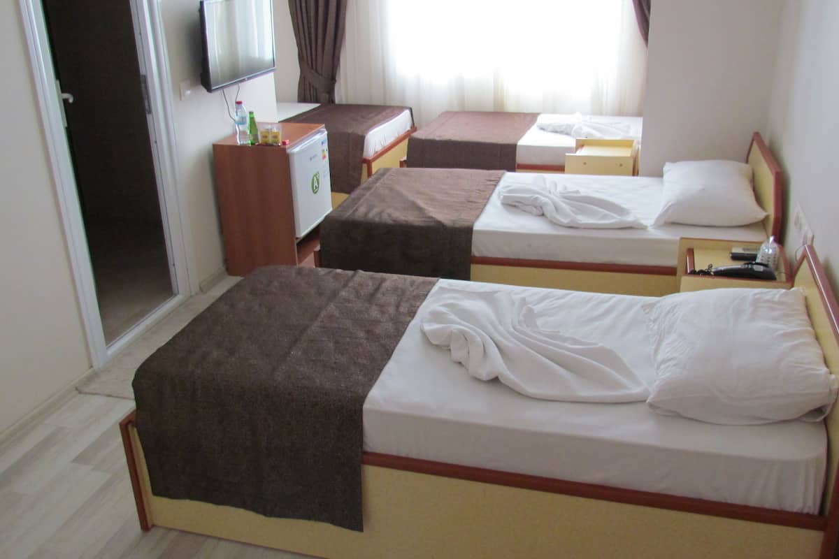 classic quadruple room, 4 bedrooms, smoking, city view | minibar, in-room safe, soundproofing, free wifi