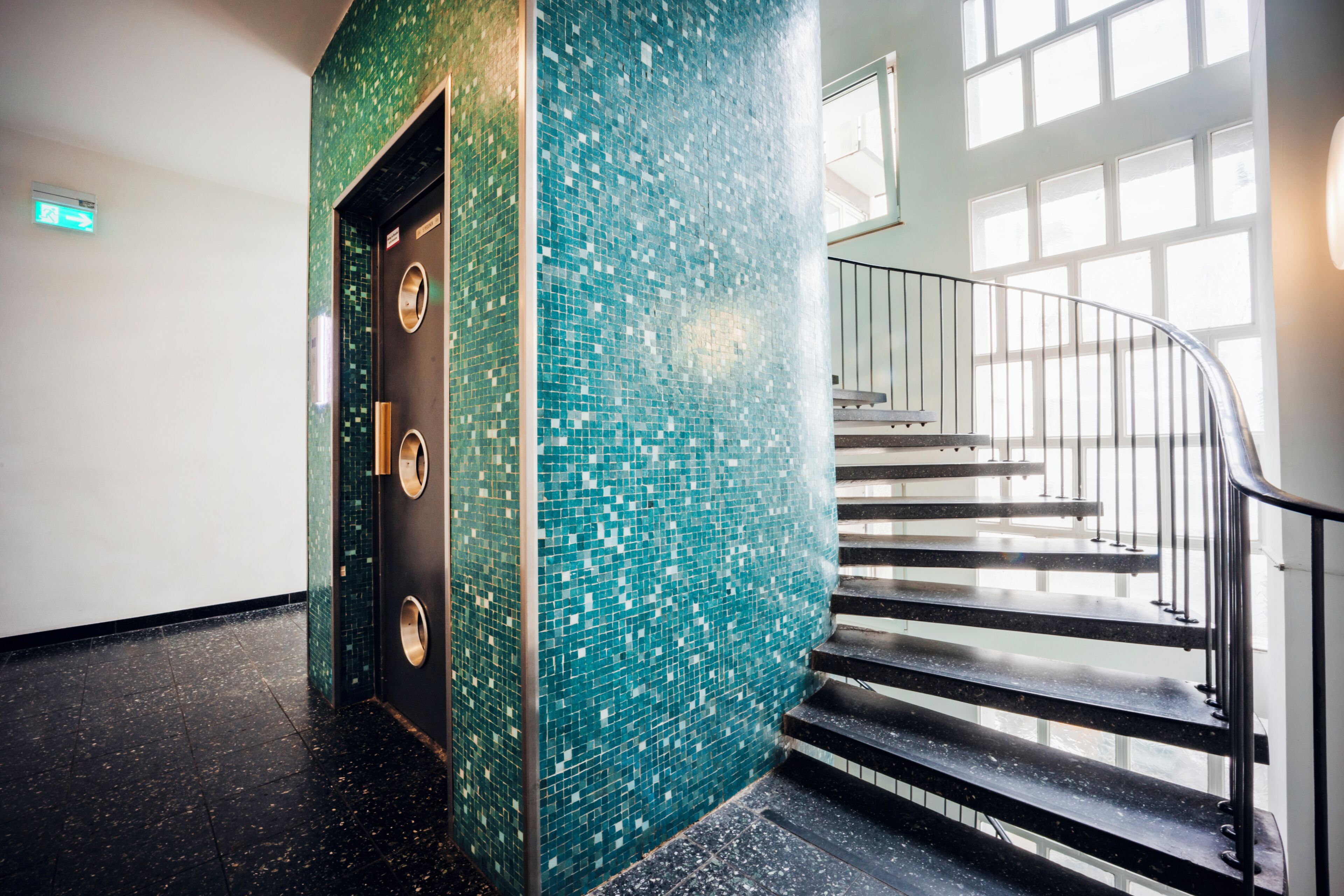 Interior entrance