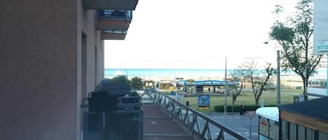 Blick von der Unterkunft