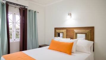 Vila família, 2 quartos, cozinha, no pátio | 2 quartos, roupas de cama de algodão egípcio, roupas de cama premium