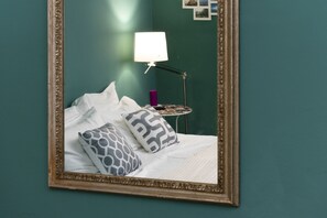 Basic-Apartment, 1 Schlafzimmer (Luna) | Schreibtisch, Bügeleisen/Bügelbrett, Babybetten, kostenloses WLAN