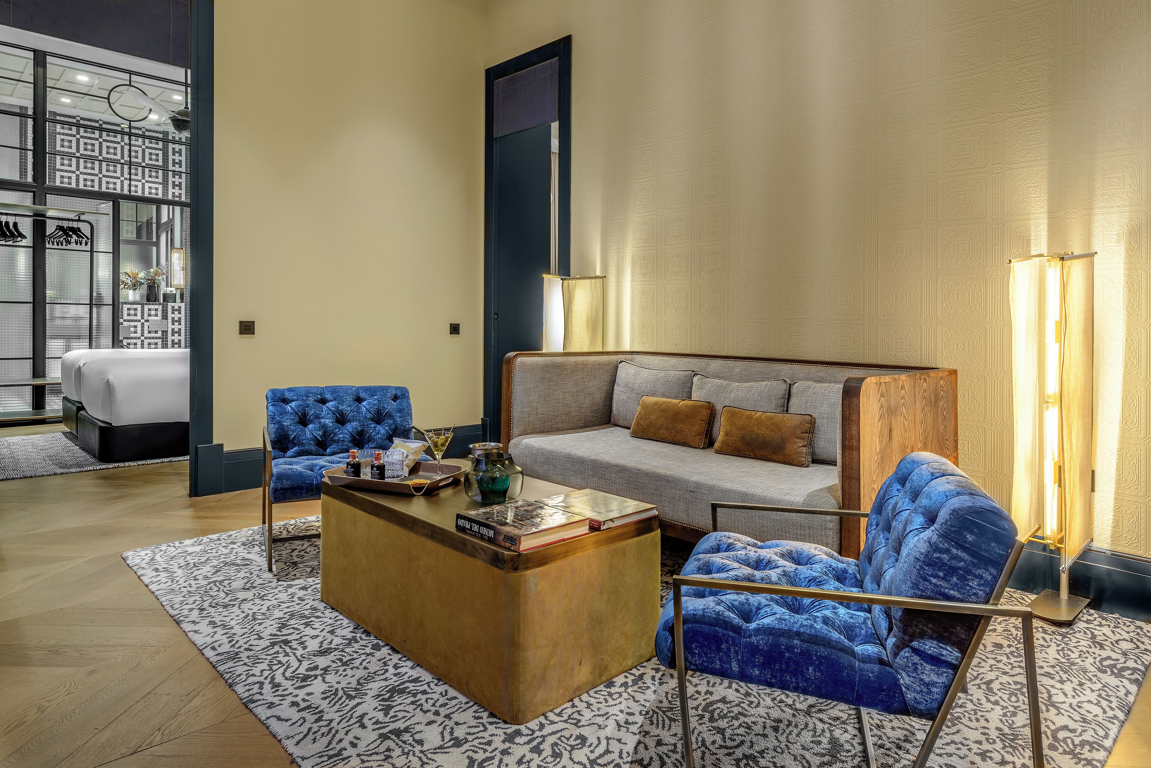 superior suite, 2 bedrooms, 2 bathrooms | living area | flat-screen tv