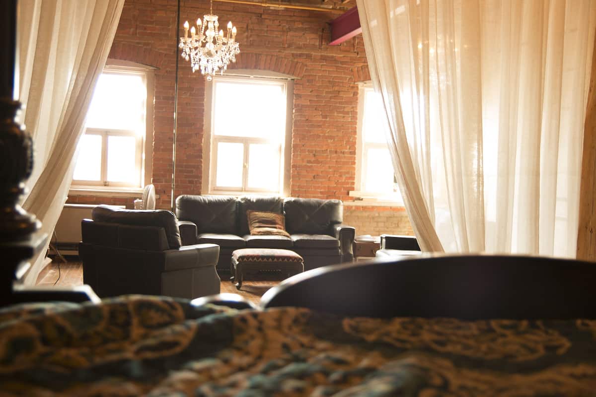 Classic Loft, 1 Bedroom, River View | Desk, iron/ironing board