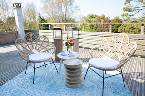 Luxury Quadruple Room, Ensuite, Garden View (Le Voyage de Galilée) | Balcony view - Les Hauts d'Etretat (Bordeaux-Saint-Clair)